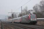 101 110  Eintracht Frankfurt gestern endlich mal IC2151/2156 hier bei Bonenburg (Warburg Westf.) in Richtung Altenbeken.