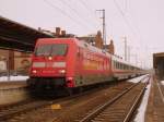 Am 29.03.2013 fuhr 101 001 durch Stendal mit einem IC 144 nach Amsterdam.