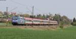 101 042-0  Ecophant  mit dem IC 118 (Salzburg Hbf-Mnster(Westf)Hbf) bei Ebersbach 24.4.13