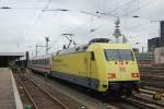 101 013-1 (dOCUMENTA) mit IC 2373 Hannover Hbf - Karlsruhe Hbf, am 17.09.2012 Ausfahrt Hannover Hbf 