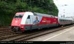 101 081 am 09.08.2013 in Wuppertal Hbf. mit IC 2441 Kln Hbf - Leipzig Hbf 
Die Lok wurde neu beklebt mit einer genderten Beschriftung.