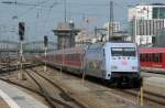 101 016 am 31.08.13 am RE 4007 aus Nrnberg bei der Einfahrt in Mnchen Hbf