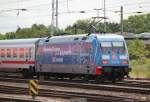 101 042-0  Ecophant mit IC 2239(Warnemnde-Leipzig)bei der Ausfahrt im Rostocker Hbf.26.06.2015
