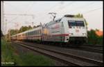 Werbelok 101071 MÄRKLIN war am 18.7.2015 Zuglok des IC 140 nach Amsterdam.