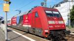 Am 30.8.2015 war die 101 118 am IC 2377 nach Frankfurt am Main Hbf