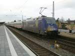 101 101  Europa  am IC 2036 am 6.4.2007 beim Halt in Nienburg/Weser auf dem Weg nach Norddeich/Mole