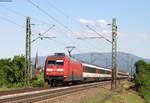 101 101-4 mit dem EC 206 (Zürich HB-Frankfurt(Main)Hbf) bei Köndringen 17.5.17