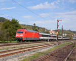 So mit diesem Bild Feier ich heute ein kleines Jubiläum es ist mein 1000.Bild hier bei Bahnhbilder.de.101 039 mit IC 185 Stuttgart-Zürich bei Horb am Neckar.(30.9.2017).