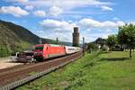 DB Fernverkehr 101 129-5 mit IC am 10.08.19 in Oberwesel