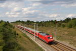 101 005-7 mit dem RE 4029 (Nürnberg Hbf-München Hbf) bei Jahrsdorf 2.9.19