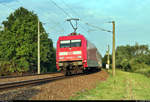 Nachschuss auf 101 059-4 als IC 1957 (Linie 51) von Frankfurt(Main)Hbf nach Leipzig Hbf, der in Zscherben auf der Bahnstrecke Halle–Hann.