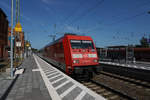 101 011-5 mit IC am 14.09.2020 bei der Durchfahrt im Bahnhof Diepholz auf dem Weg nch Osnabrück Hbf.