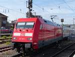 101 107 mit IC nach Karlsruhe in Münster Hbf, 02.08.2022