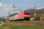 DB Fernverkehr 101 090 // Puch bei Hallein // 6. April 2023