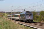 101 023-0  Bahn BKK  mit dem IC 284 (Zürich HB-Stuttgart Hbf) bei Eutingen 24.4.17