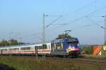 Nachschuss auf DB Fernverkehr 101 101  EUROPA  schiebt IC 2024 Passau Hbf - Hamburg-Altona (Vehrte, 10.10.10).