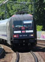 7.6.2013 Warschau-Express als Leerzug zwischen Hbf und Gesundbrunnen mit 101 141