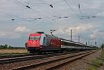 Am 14.08.2013 bespannte die 101 080-0  Cewe-Fotobuch  den EC 9 von Hamburg-Altona nach Basel SBB.