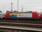 101 037 suchte,am 21.September 2014,den Eisenbahner mit Herz in Stralsund.