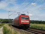 DB Fernverkehr 101 112-1 mit IC bei Walluf auf der KBS 466 am 29.06.16