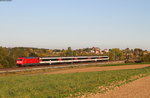 101 032-1 mit dem IC 281 (Stuttgart Hbf-Zürich HB) bei Eutingen 16.10.16
