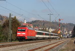 101 088-3 mit dem IC 185 (Stuttgart Hbf-Zürich HB) bei Horb 27.10.16