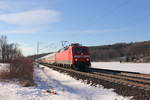 120 118-5 DB bei Oberlangenstadt am 19.01.2017.