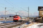 IC 2355 bei Oberlangenstadt am 05.01.2017.