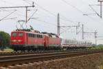 DB 115 198-4 & DB 120 mit Pbz in Dedensen G�mmer, Juni 2017.