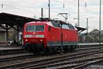 Am 30.03.2016 stand Systemtechnik 120 125-0 als Messzug im Bahnhofsbereich von Müllheim (Baden) und wartete auf ihre Abfahrt nach Freiburg (Brsg) Hbf.