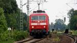 120 143 fährt mit 101 103 im Sandwich als IC 2292 in Richtung Frankfurt um die Bibliser Kurve.