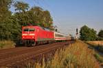 DB Fernverkehr 120 144-4 und 120 xxx als IC Sandwich bei Karlstein am 30.06.19