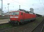 BR 120 158-8 in Solo Fahrt in Dortmund Hbf.