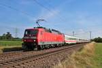 DB Fernverkehr 120 159-9 am 04.08.19 bei Wolfskehlen