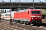 DB 120 101-1 in Hamburg-Harburg 20.4.2016