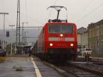 120 130-0 steht am 11.07.07 mit dem IC 2163 von Karlsruhe HBF nach Nrnberg HBF auf Gleis 2 des Aalener Bahnhofs.