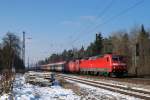 120 120 und 120 142 mit EC 115 in Haspelmoor (18.11.2007)