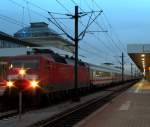 120 122 mit IC 2820 am 23.01.08 in Mannheim HBF.