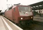 120 121 mit einem Interregio nach Saarbrcken im Oktober 2000 in Kaiserslautern.