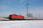 120 150 am 15.02.09 mit IC 1888 Mnchen -> Flensburg zwischen Langwied und Lochhausen