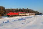 120 120 mit EC 112 bei Haspelmoor (18.02.2009)