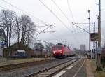 120 143 mit IC2277 in Singlis, 29.2.09.
