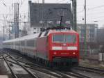 Die 120 102-9 im Schub des IC 1926 nach Berlin Sdkreuz.(14.03.2010)