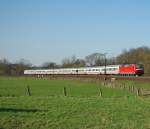 Einer der wenigen IC-Zge auf der KBS 610 von Frankfurt Main nach Bebra.