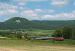 120 117-7 mir dem IC 185 (Stuttgart Hbf-Zrich HB) bei Rietheim 4.6.10