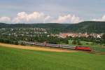 120 132 mit IC 280 bei Mhringen (21.07.2010)