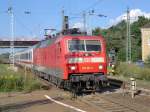 Der 120-er Sommer (Teil 2)- 120-101 fhrt am 31.8.10 mit dem IC 2054 in Homburg (Saar) ein.