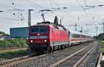 120 115-1 ICE bei der Durchfahrt am Bf Hrth-Kalscheuren - 06.09.2010