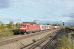 120 106 am 27.09.10 mit IC 2094 nach Ulm in Mnchen-Langwied