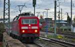 120 134-2 IC verlt den Bf Remagen in Richtung Bonn - 14.11.2010